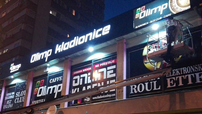 Svetleće reklame sa led diodama